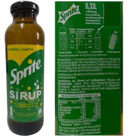Sprite Sirup Zitrone f&uuml;r Wassersprudler (330ml Flasche)